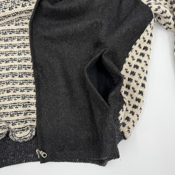 Devold Cardigan Sweater Mens XL 54 Wool Blend Norwegian Made Knit Full Zip - Picture 7 of 7